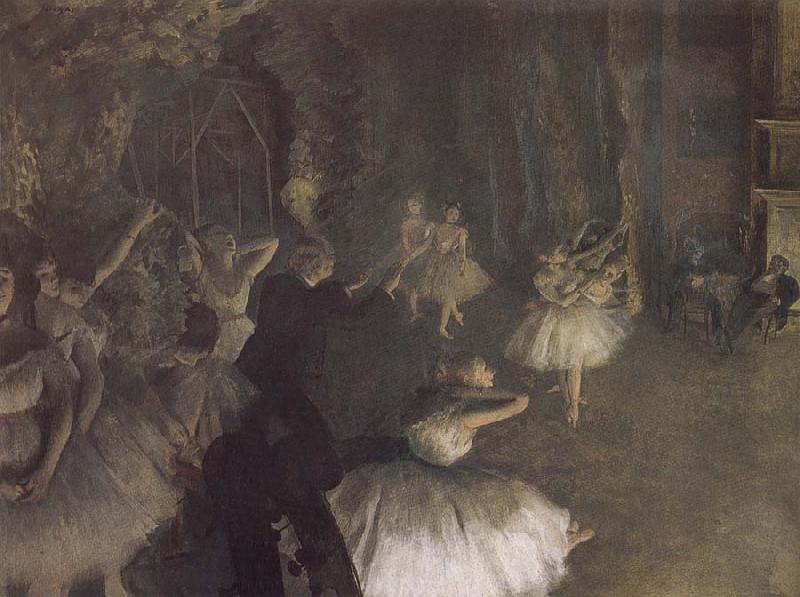 Edgar Degas Rehearsal